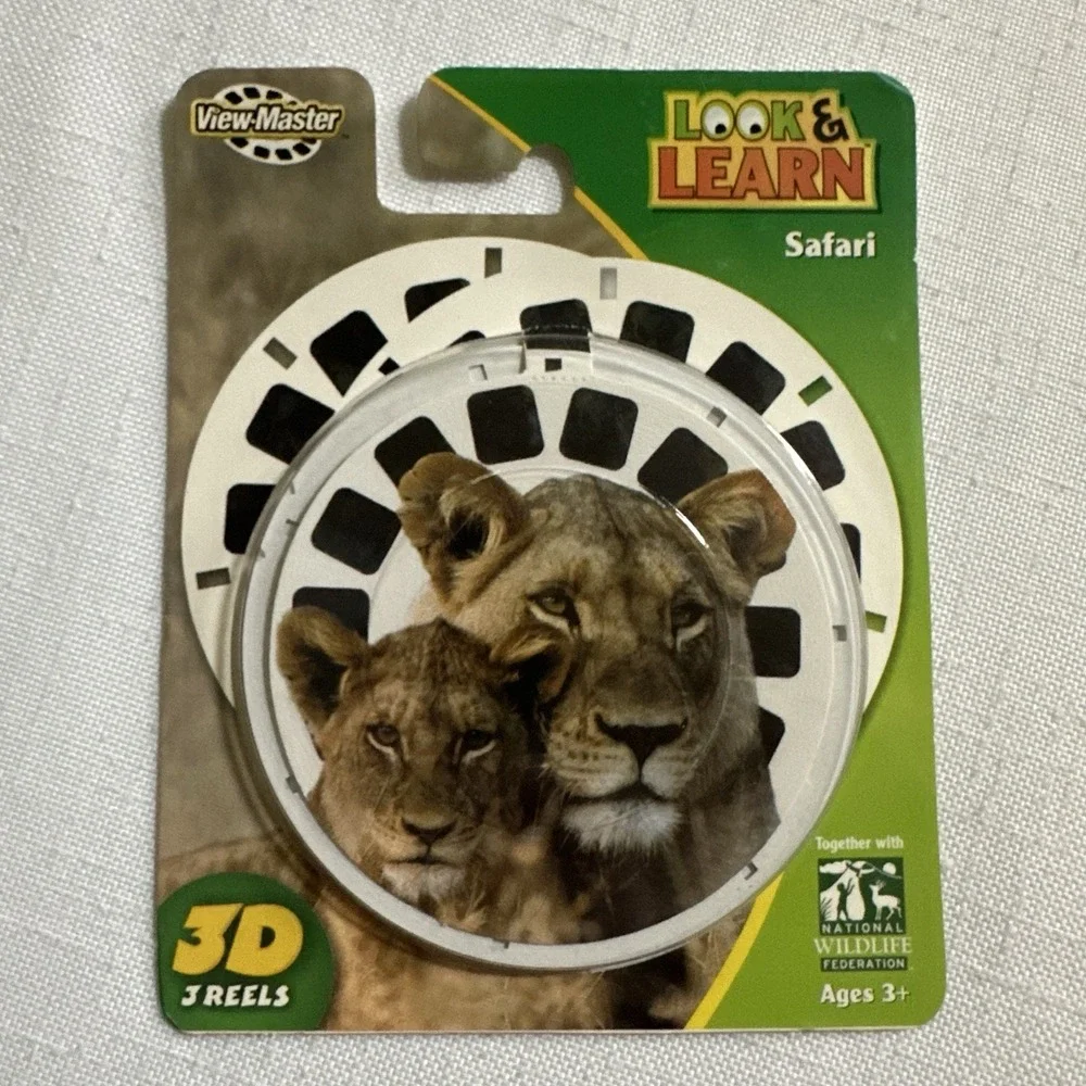Rare! Lot Of 5 Packs NEW View Master 3D Reels Look Learn Plus Viewer & Reels